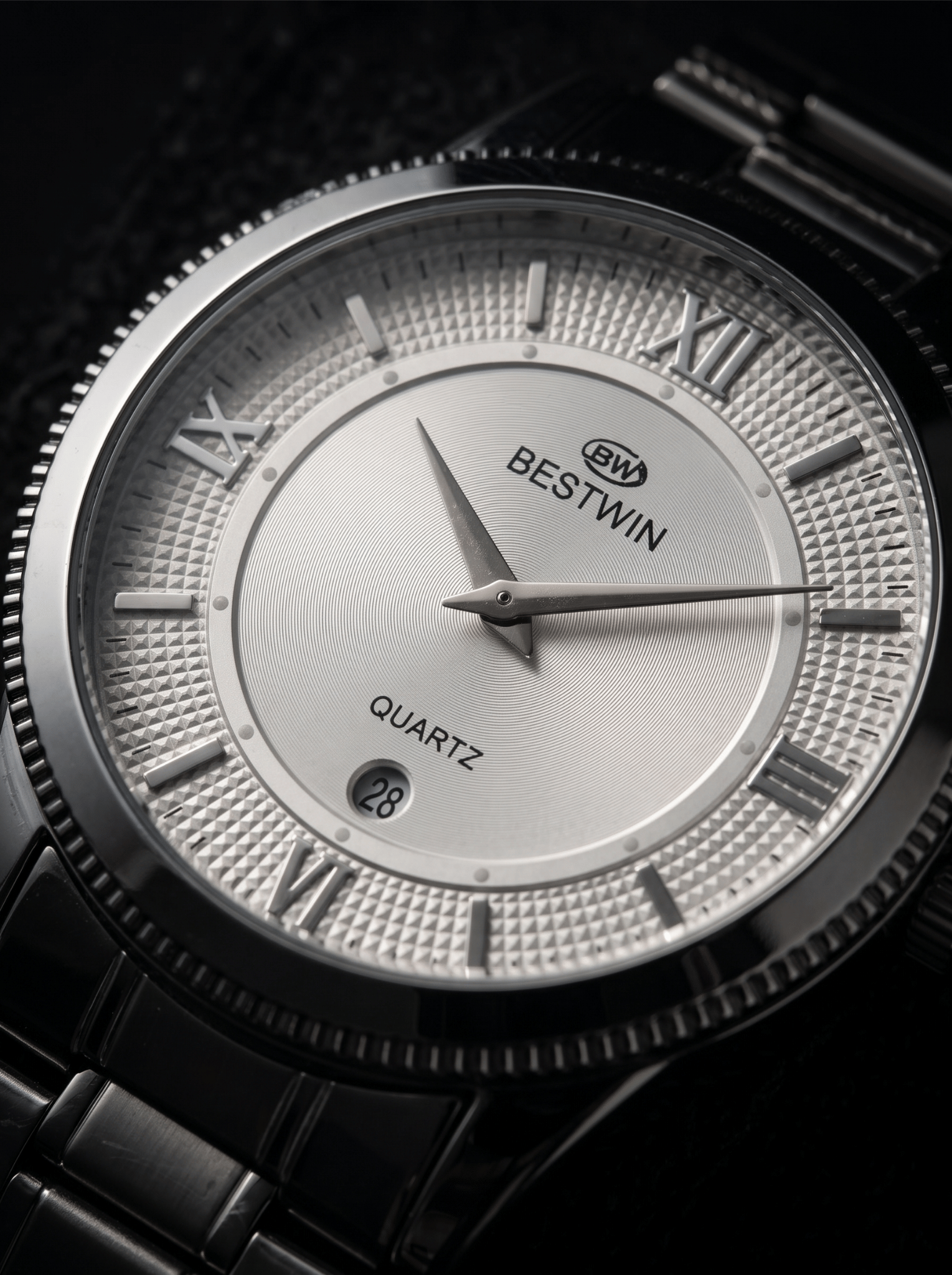 Bestwin 232 Classic Luxury Quartz Silver